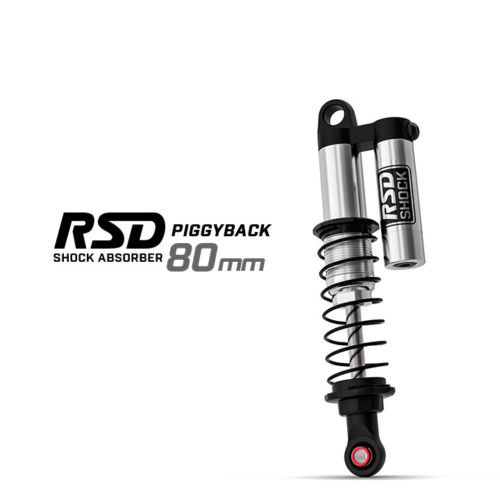 Gmade 1/10 TRUCK Shocks SUSPENSION Piggy Back RSD Aluminum 80MM #gm23302