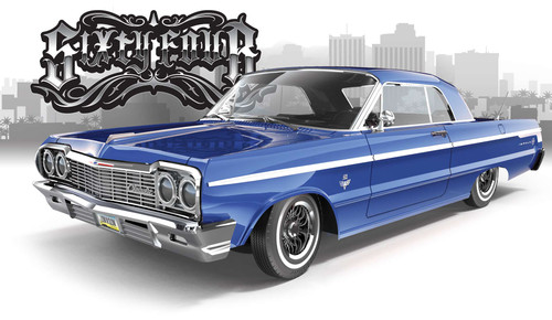 RC 1/10 Low Rider 1964 CHEVY IMPALA Hopping - RTR - BLUE