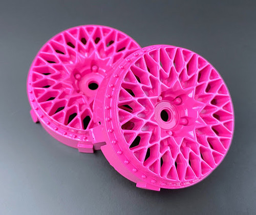 Tetsujin GRANSEEKER Car Wheels INSERTS Disk Adjustable Offset - Cassis Hayes PINK - (4 pcs ) TT-7124